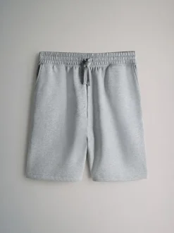 The Set 3 Pack Relaxed Fit Sweat Shorts Black/Grey