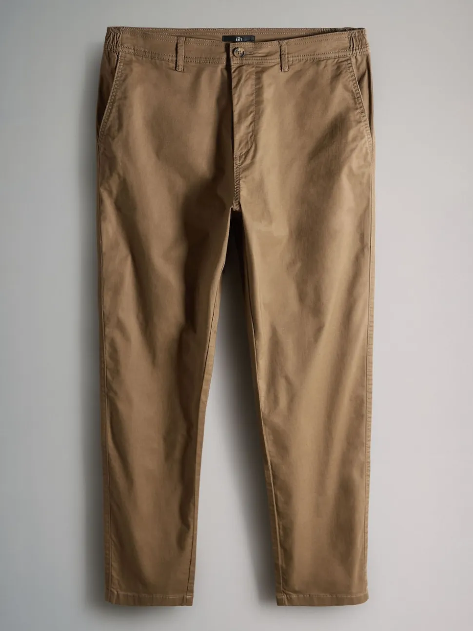 The Set 3 Pack Slim Leg Chino Trousers Navy/Tan Brown/Green