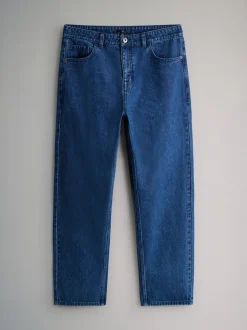 The Set 2 Pack Straight Leg Jeans Dark Blue/Mid