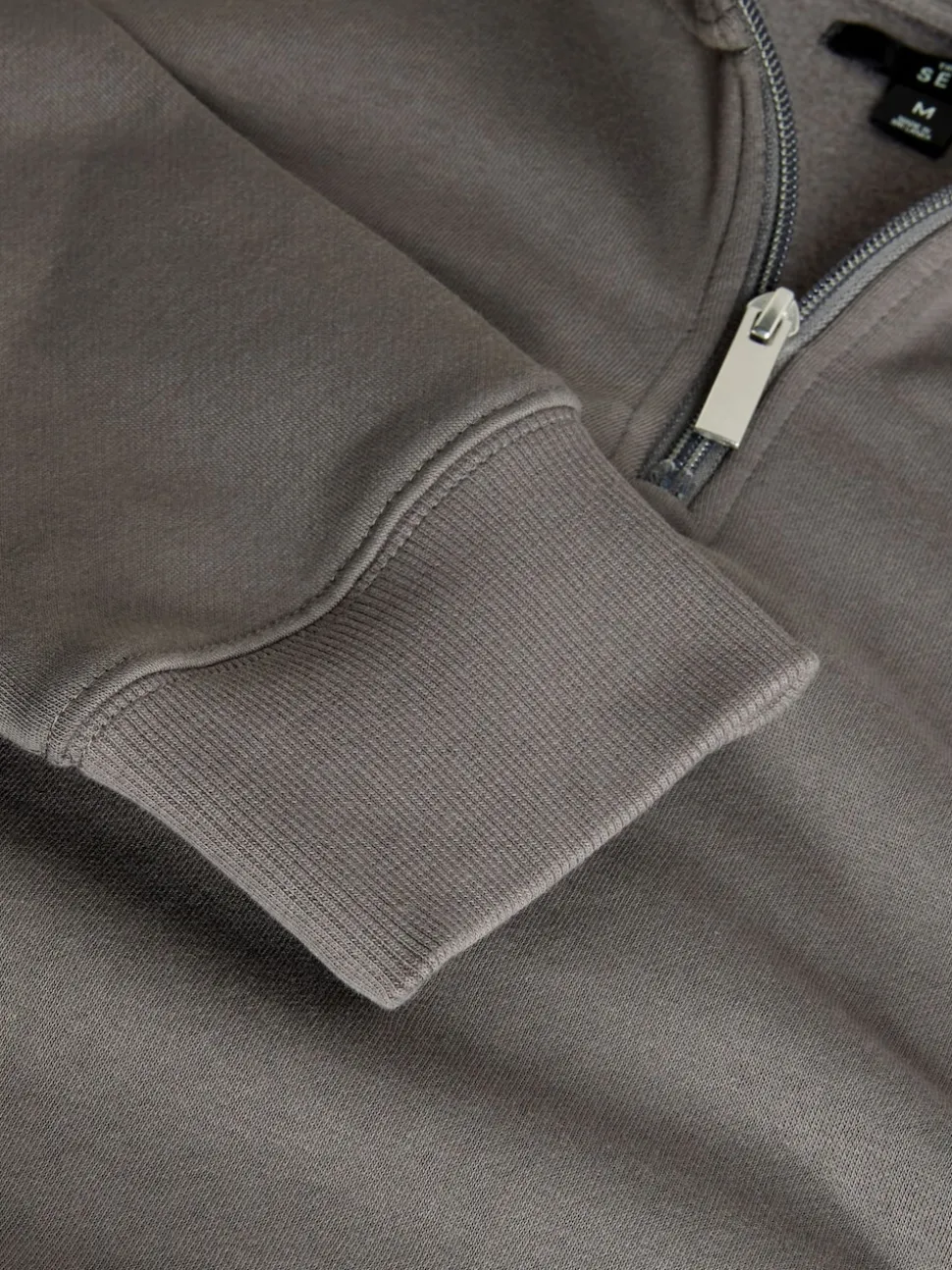 The Set 2 Pack Zip Neck Sweatshirts Black/Grey