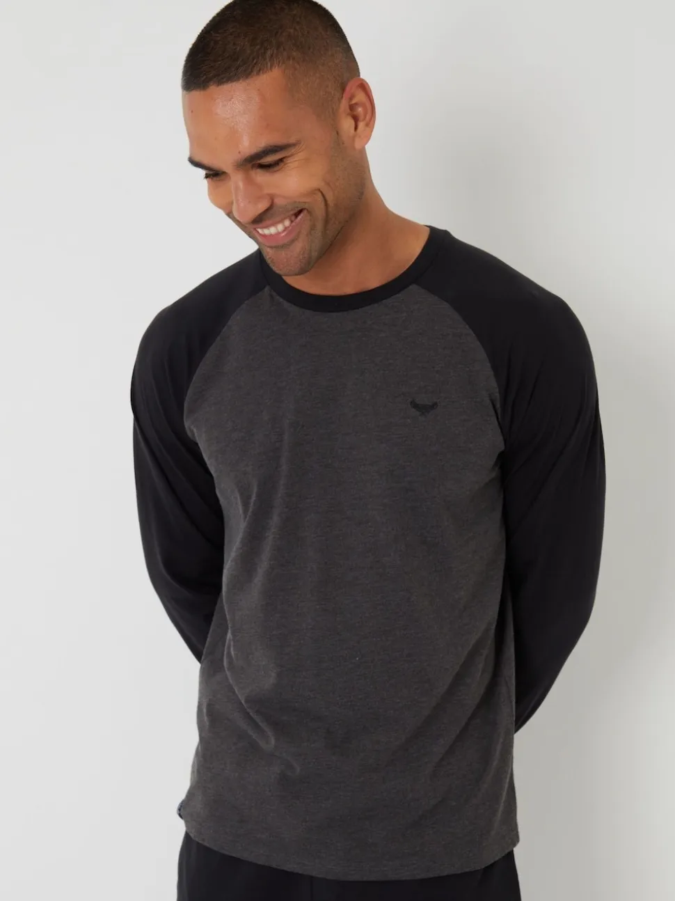 Threadbare Black Blend Long Sleeve Pyjamas Set