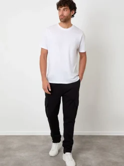 Threadbare Black Cargo Joggers
