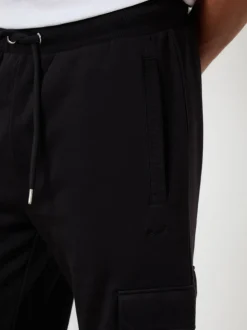 Threadbare Black Cargo Joggers