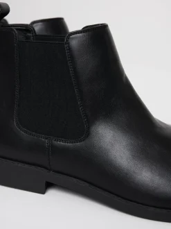 Threadbare Black Chelsea Boots
