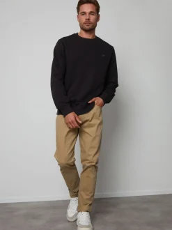 Threadbare Black Crew Neck Crew Neck Sweatshirt