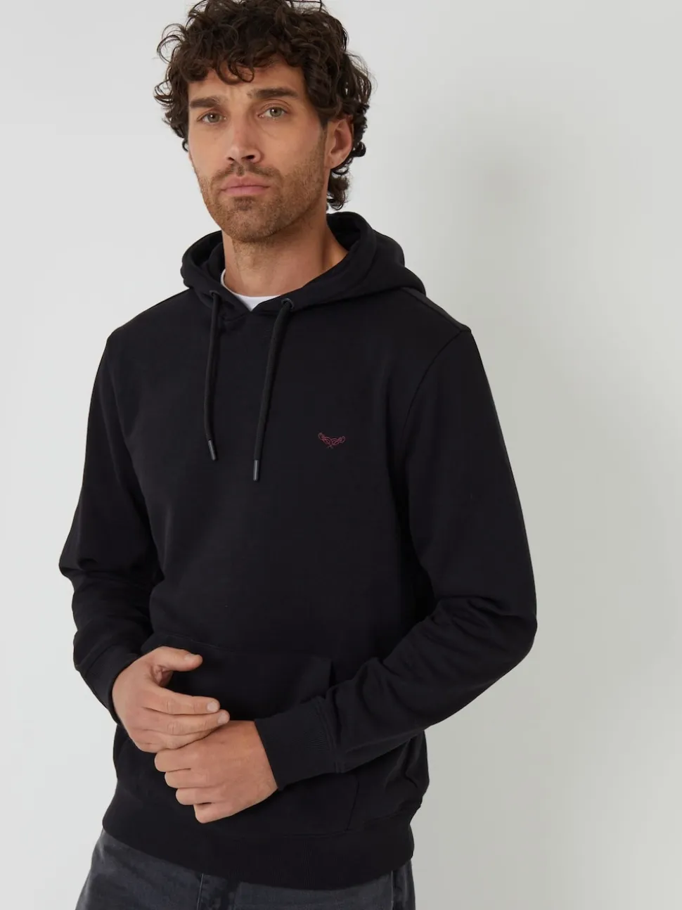 Threadbare Black Hoodie