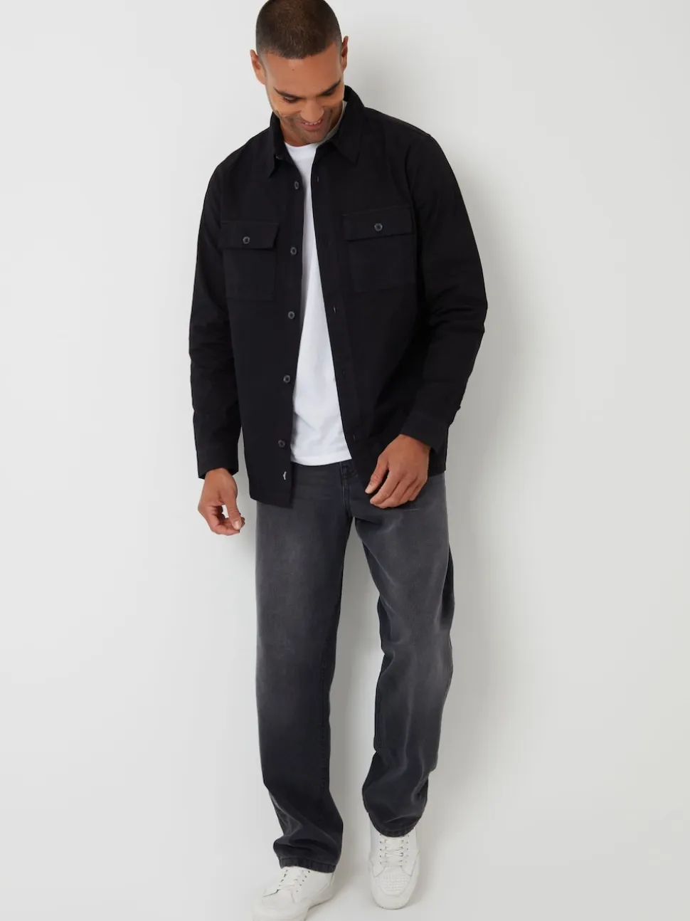 Threadbare Black Lightweight Jacket