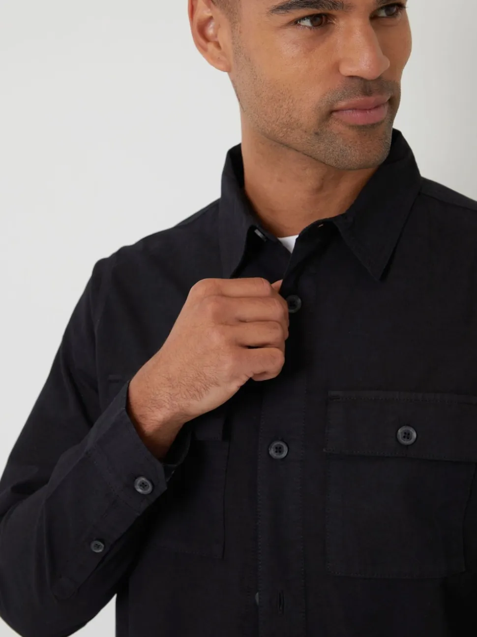 Threadbare Black Lightweight Jacket