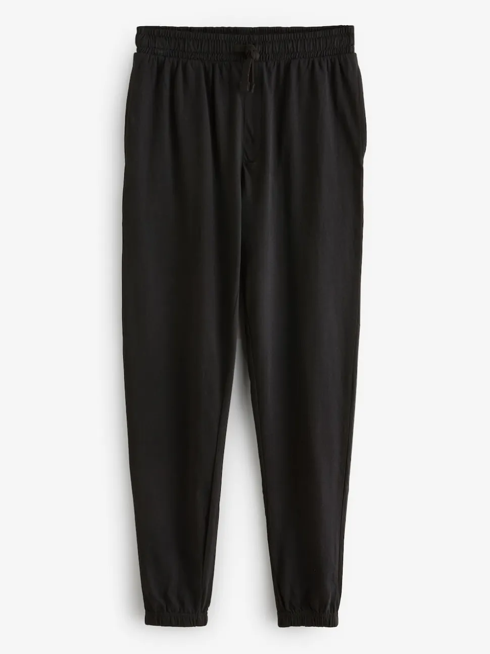 Threadbare Black Peached Cotton Long Lounge Set