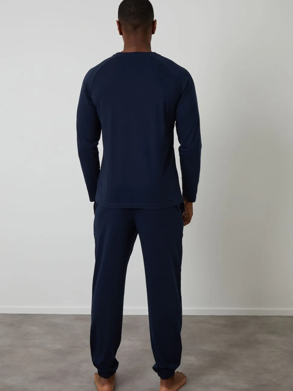 Threadbare Blue Sweatshirts & Joggers Lounge 2 Piece Set