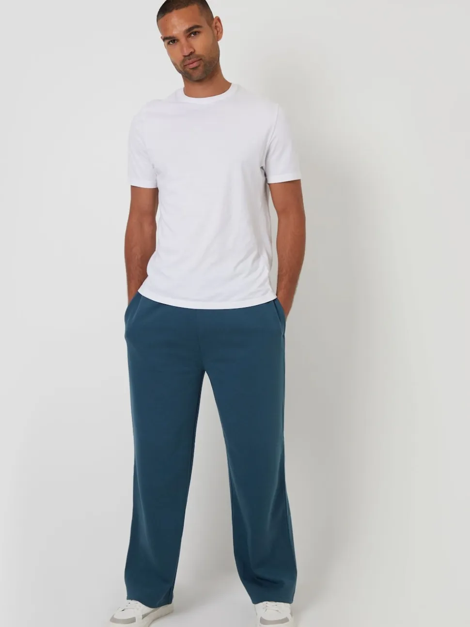 Threadbare Blue Wide Leg Joggers