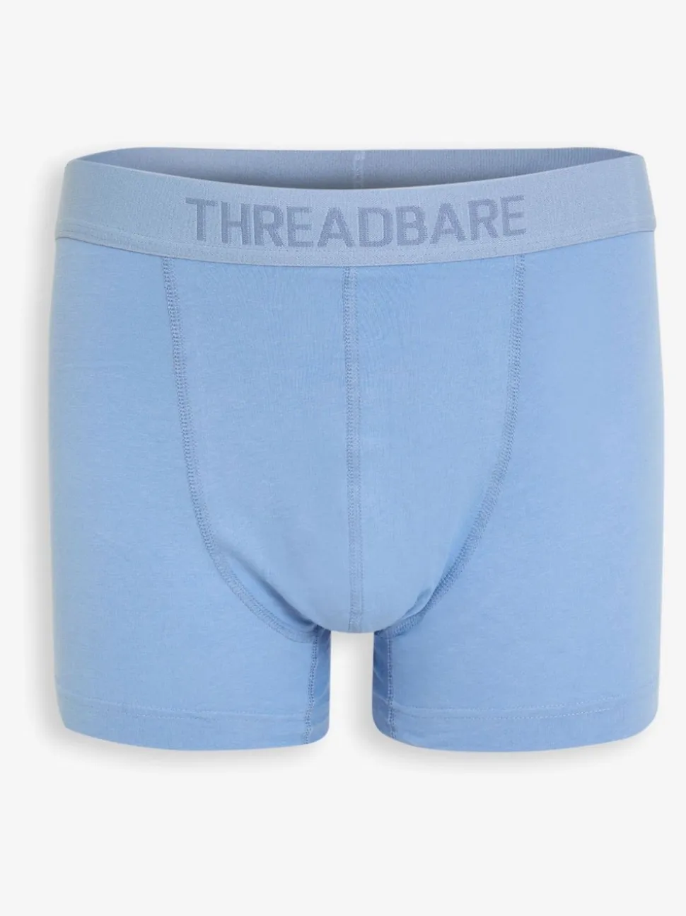 Threadbare Blue/Burgundy Hipster Fit Boxer Shorts 3 Pack