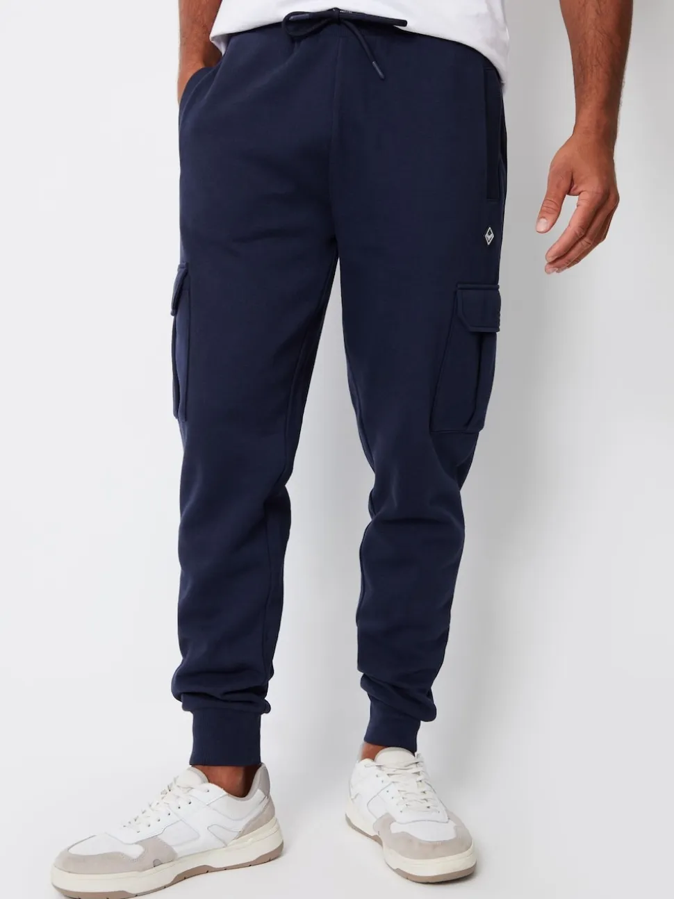 Threadbare Blue/Grey Cargo Style Joggers 2 Pack