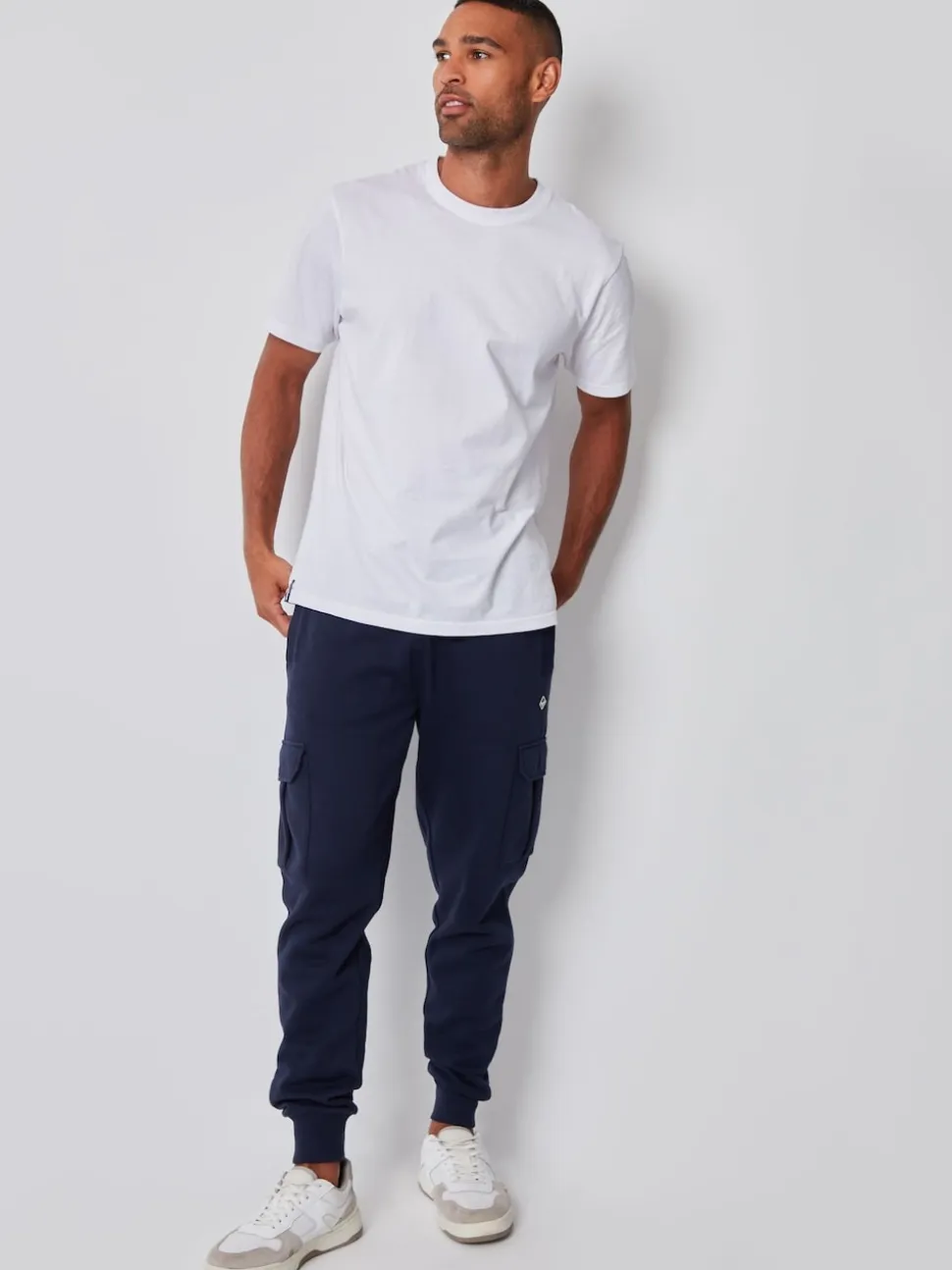 Threadbare Blue/Grey Cargo Style Joggers 2 Pack