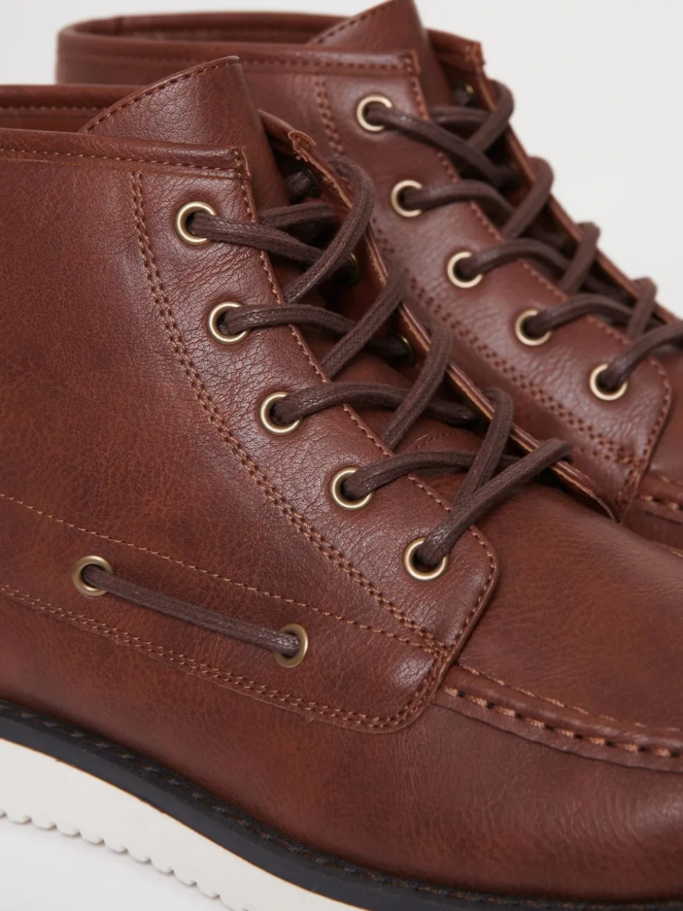 Threadbare Brown Moccasin Boots