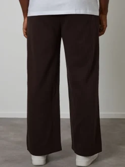 Threadbare Brown Wide Leg Joggers