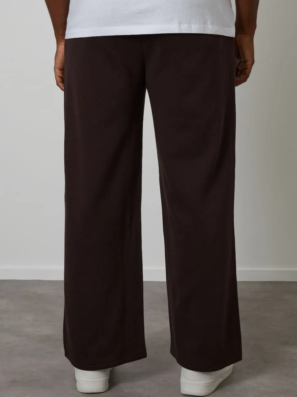 Threadbare Brown Wide Leg Joggers