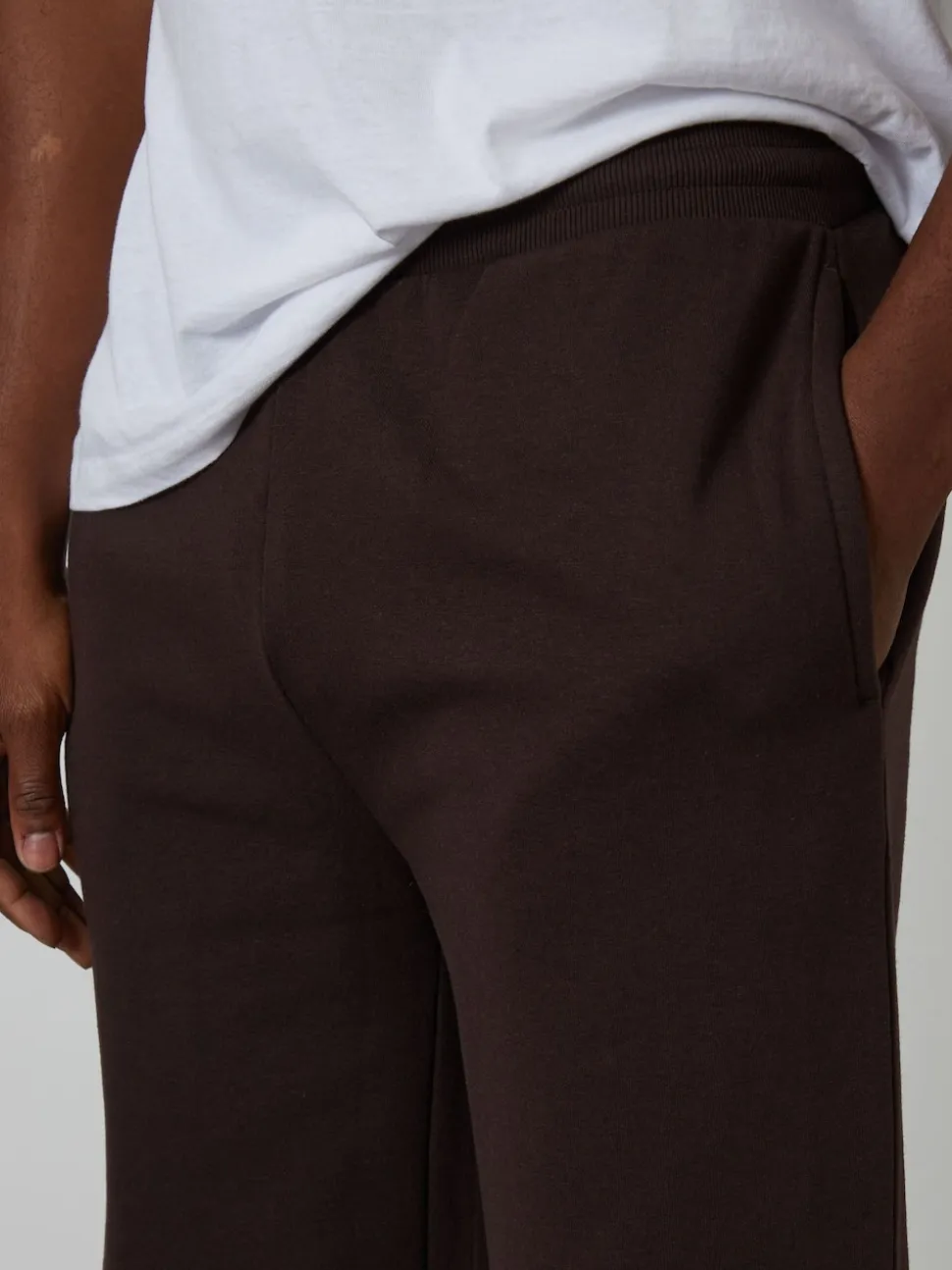 Threadbare Brown Wide Leg Joggers