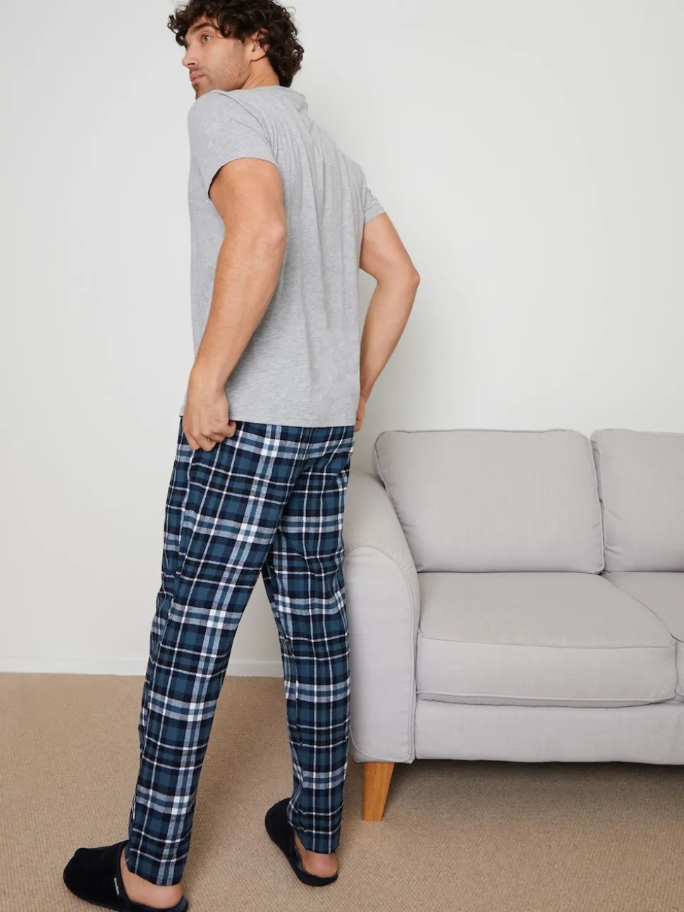 Threadbare Dark Blue Pyjamas Set