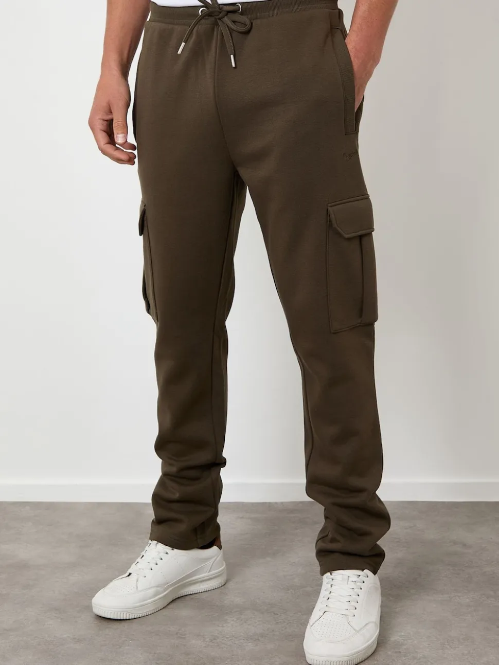 Threadbare Green Cargo Joggers