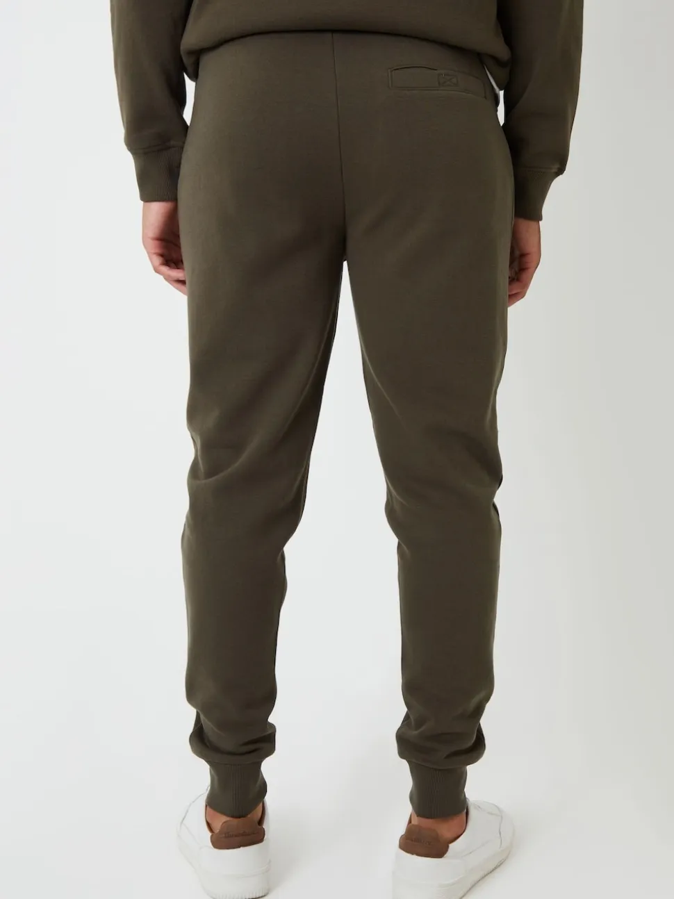 Threadbare Green Cotton Blend Joggers