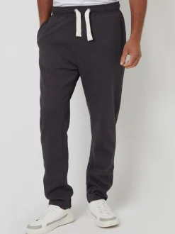 Threadbare Grey Black Straight Leg Joggers