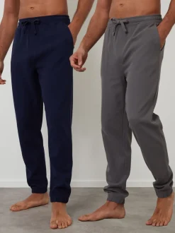 Threadbare Grey Cotton Lounge Joggers 2 Pack