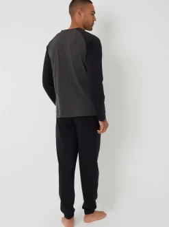 Threadbare Grey Long Raglan Lounge Sets 2 Pack