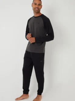 Threadbare Grey Long Raglan Lounge Sets 2 Pack