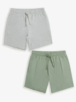 Threadbare Grey Lounge Shorts 2 Pack