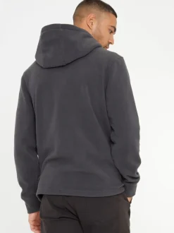 Threadbare Grey Microfleece Overhead Hoodie