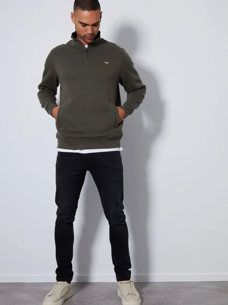 Threadbare Grey Wash Skinny Fit Jeans With Stretch