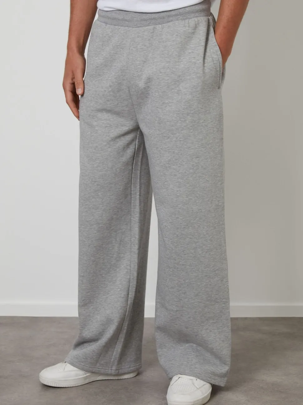 Threadbare Grey Wide Leg Joggers