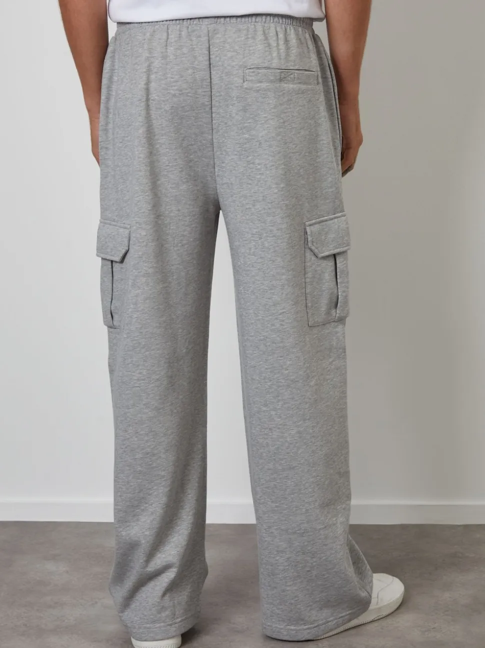 Threadbare Grey Wide Leg Cargo Joggers