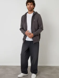 Threadbare Grey Zip Through Hoodie