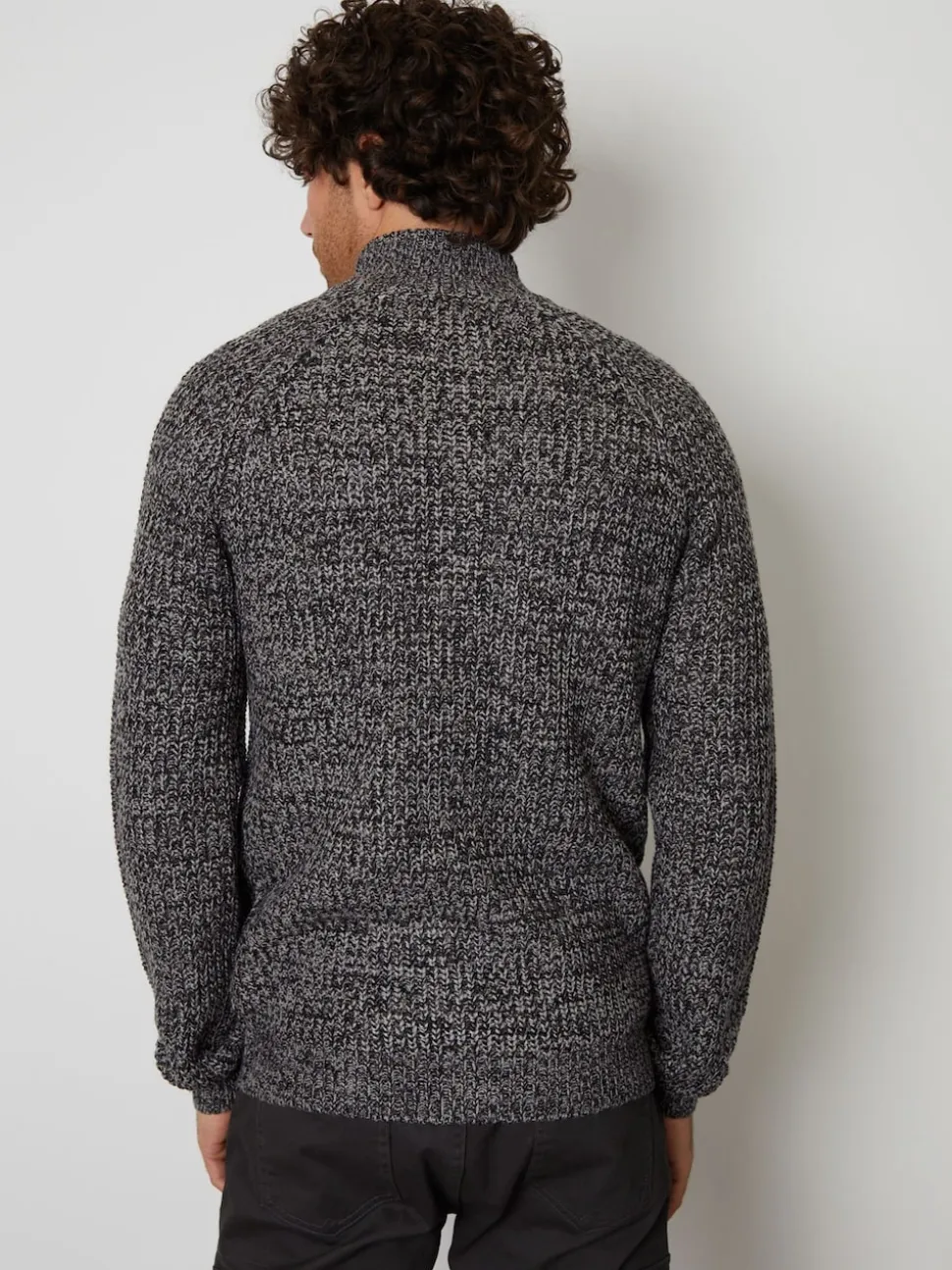 Threadbare Grey Zip Up Cardigan