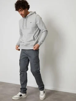 Threadbare Light Grey Hoodie