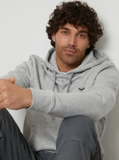 Threadbare Light Grey Hoodie
