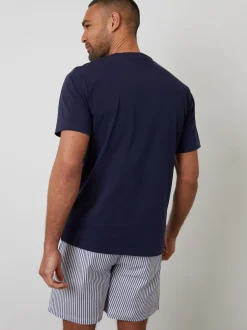 Threadbare Natural Stripe Short Sleeve Pyjamas Set 2 Pack