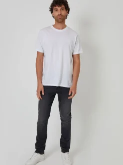 Threadbare Washed Black Slim Fit Jeans With Stretch