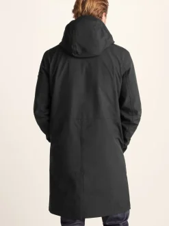 Tog 24 Black Glenton Long Hooded Waterproof Coat