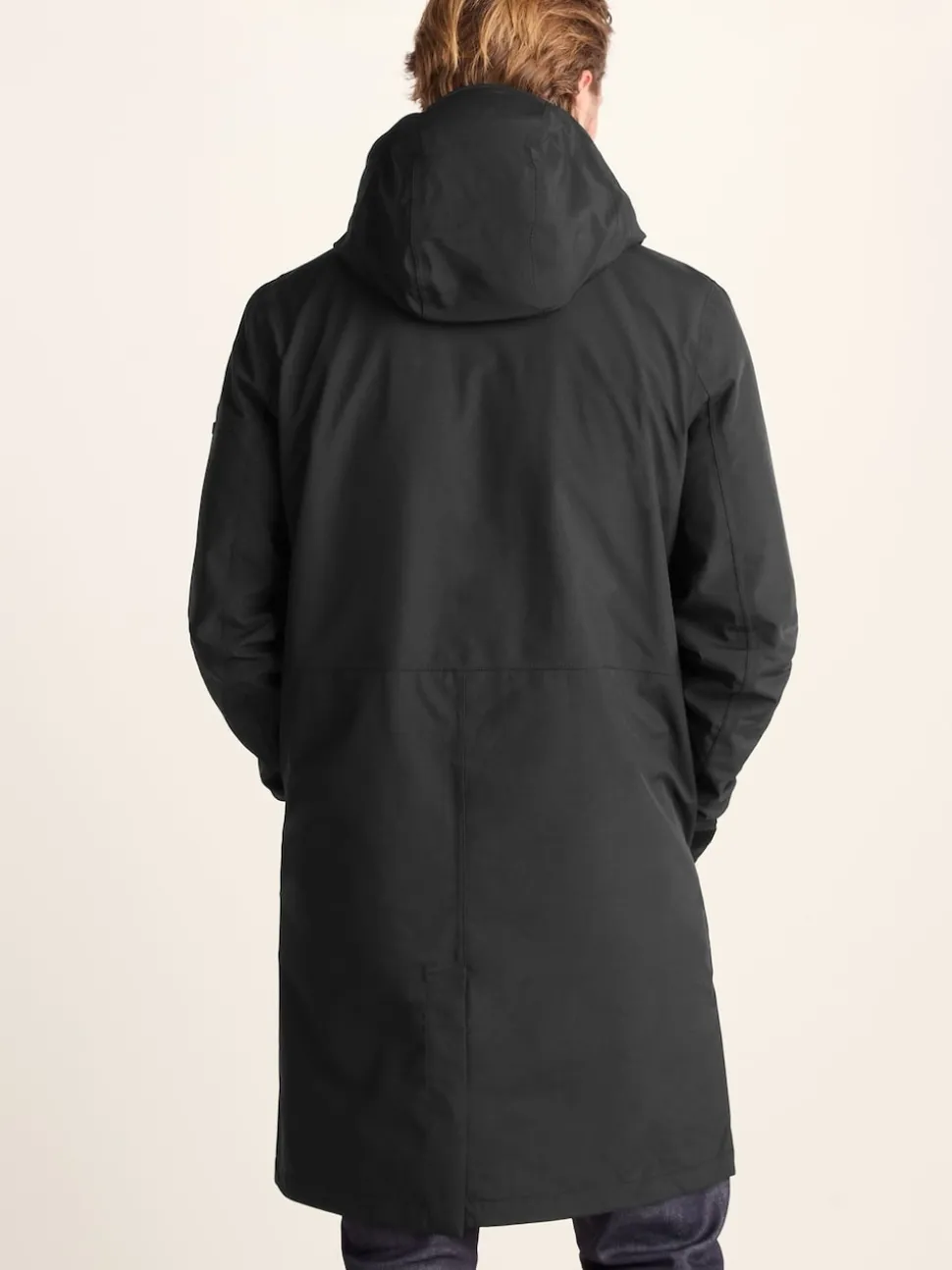 Tog 24 Black Glenton Long Hooded Waterproof Coat