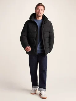 Tog 24 Black Mens Tunnard Padded Short Jacket