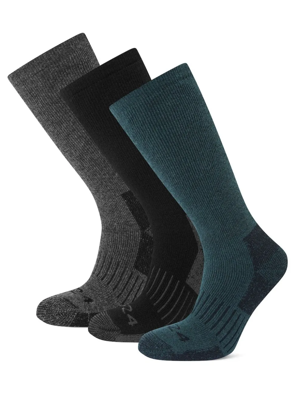Tog 24 Black Mens Villach Trek Socks 3 Pack