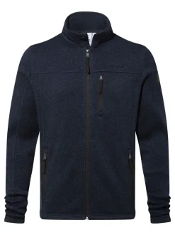 Tog 24 Blue Mens Cresswell Knitlook Fleece Jacket