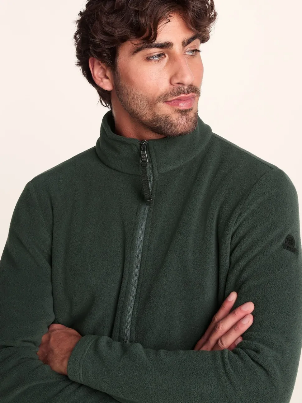 Tog 24 Dark Green Mens Revive Fleece Black Jacket