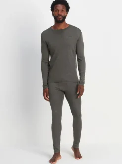 Tog 24 Dark Grey Marl Meru Thermal Crewneck Sweatshirt