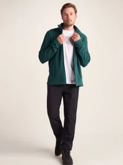 Tog 24 Peacock Green Mens Revive Fleece Black Jacket