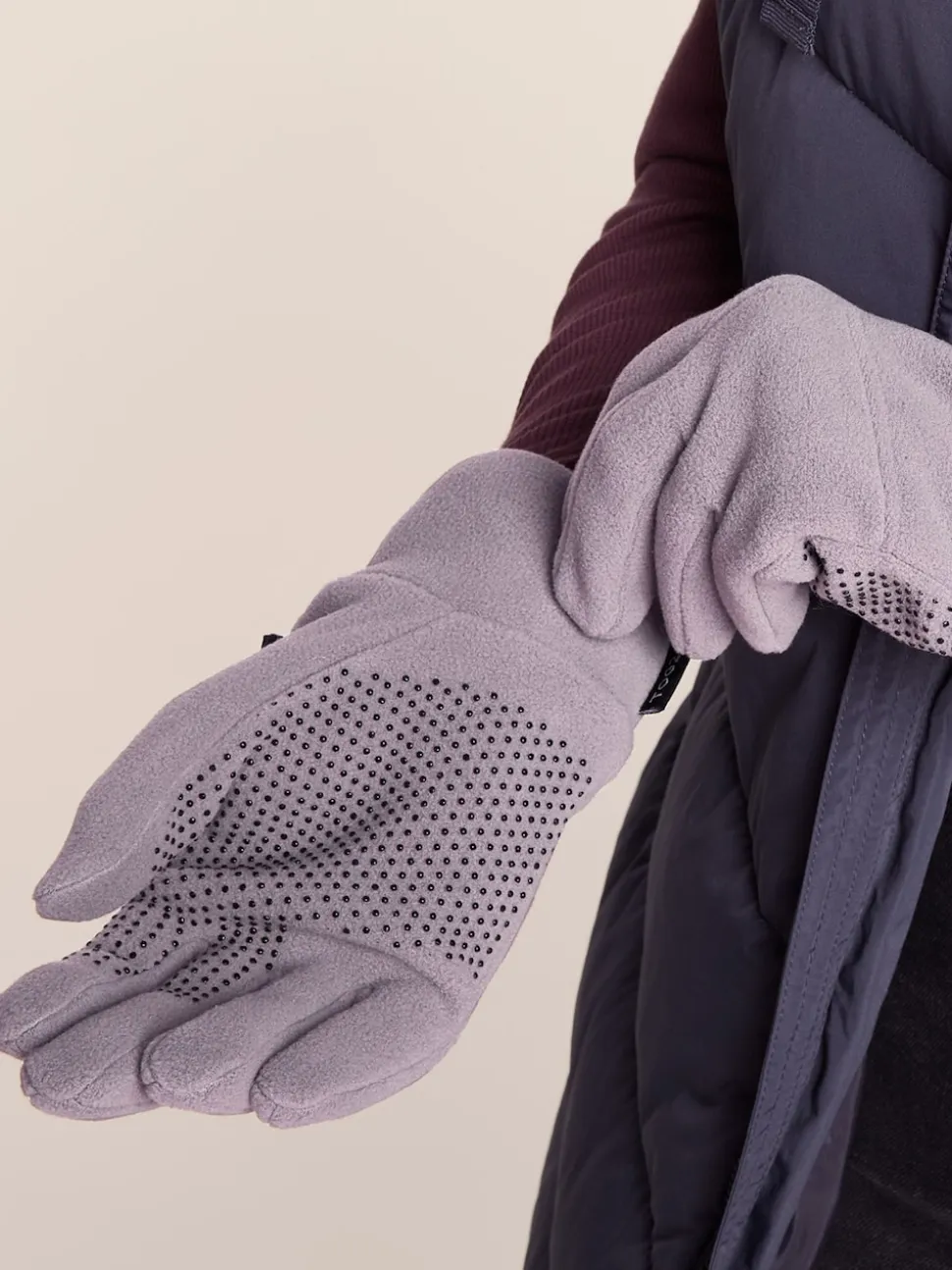 Tog 24 Purple Stride Microfleece Gloves