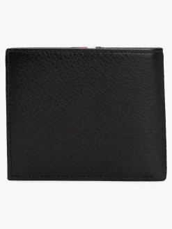Tommy Hilfiger Black Business Corporate Card and Coin Leather Wallet